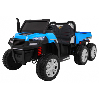 Autko Farmer Truck dla 2 dzieci Niebieski + Napęd 4x4 + Pilot + Kiper + Audio LED